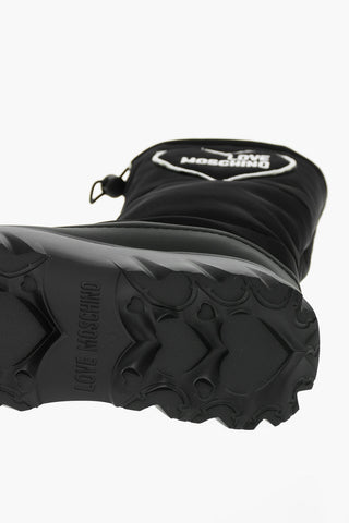 LOVE Stivali CLIMB60 in Cotone con Ricamo Logo 4cm