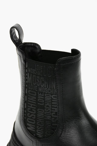 LOVE 4cm Leather Logoed Band TREK45 Chelsea Boots with Track Sole