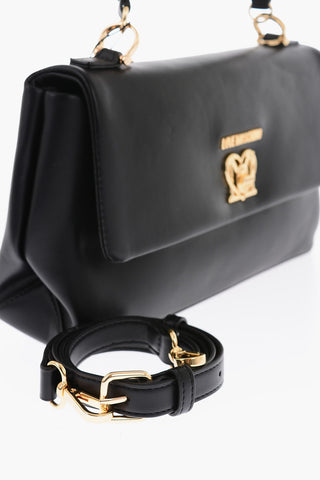 LOVE Borsa a Mano in Ecopelle con Tracolla Removibile