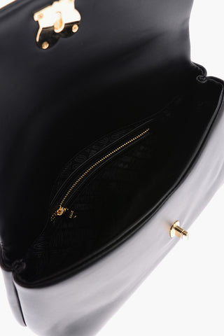 LOVE Borsa a Mano in Ecopelle con Tracolla Removibile