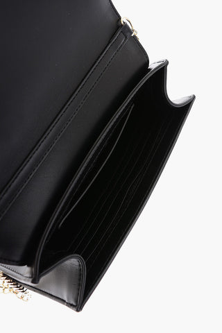 LOVE Quilted Faux Leather Bag with Golden Round Applications