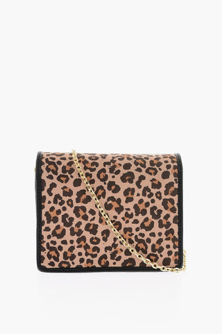 LOVE Animal Effect Faux Leather POLY Mini Saddle Bag