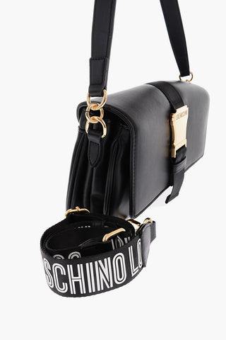 LOVE Faux Leather Handbag SAFETY Solid Color