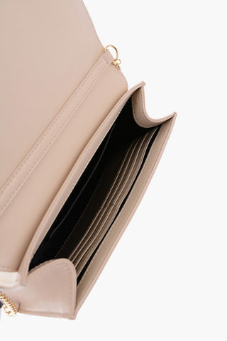 LOVE Golden Details Faux Leather Crossbody Bag