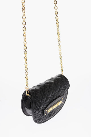 LOVE Borsa Saddle in Ecopelle Trapuntata