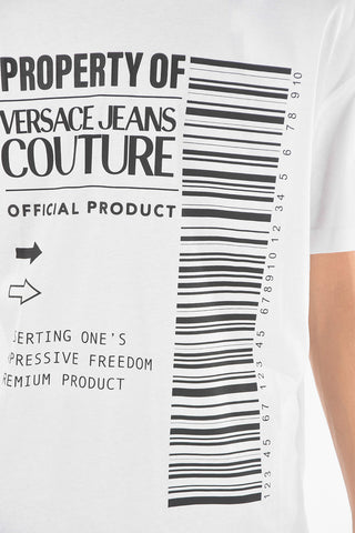 COUTURE T-Shirt Girocollo BARCODE in Cotone