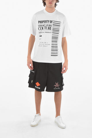 COUTURE T-Shirt Girocollo BARCODE in Cotone