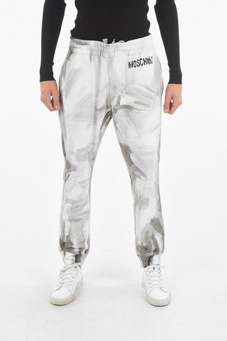 COUTURE! Paint Effect Print Joggers
