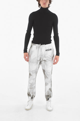 COUTURE! Paint Effect Print Joggers