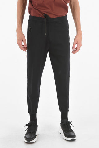 Low Waist Skinny Fit Joggers with Contrasting Side Band