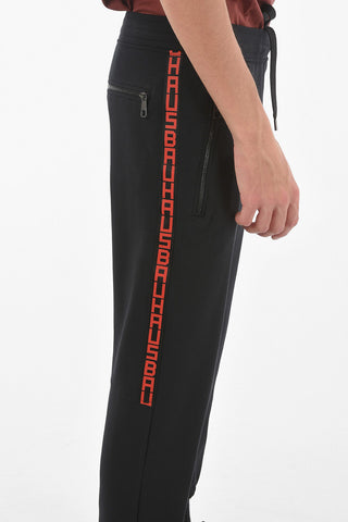 Low Waist Skinny Fit Joggers with Contrasting Side Band
