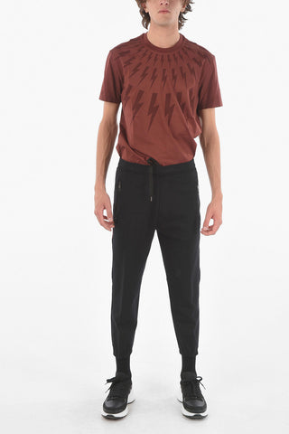 Low Waist Skinny Fit Joggers with Contrasting Side Band