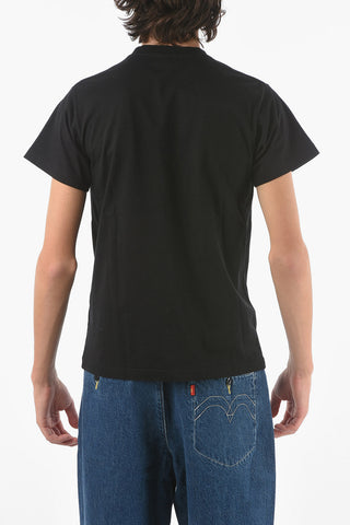 Short Sleeved Printed SAVE THE WHALES Crewneck T-shirt