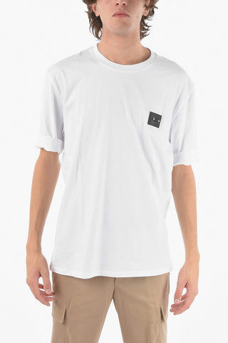 T-Shirt ICONIC PIERCING Girocollo a Tinta Unita