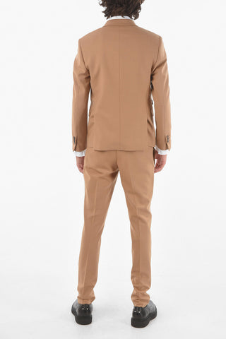 Slim Single Breasted Lined 2 Buttons Suit