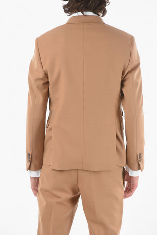 Slim Single Breasted Lined 2 Buttons Suit