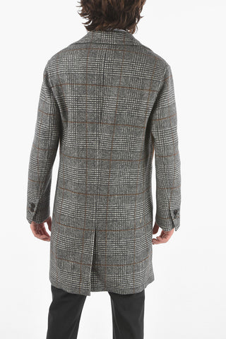 Slim Fit Glen Checkered RETRO MODERNIST Coat