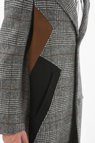 Slim Fit Glen Checkered RETRO MODERNIST Coat