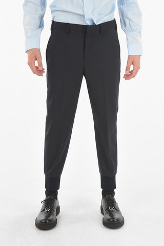 Low Waist Slim Fit TRAVEL Pants with Cuff Ankle
