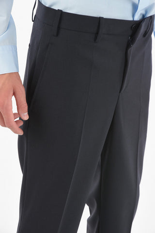 Low Waist Slim Fit TRAVEL Pants with Cuff Ankle