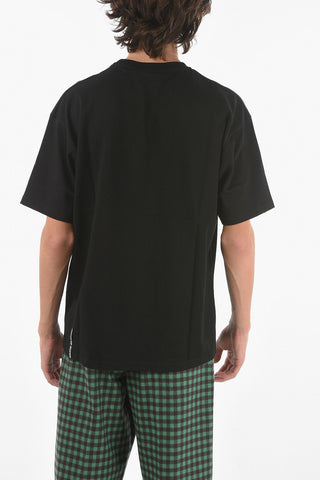 T-shirt Stampata NOVE 25 Girocollo Con Logo Ricamato