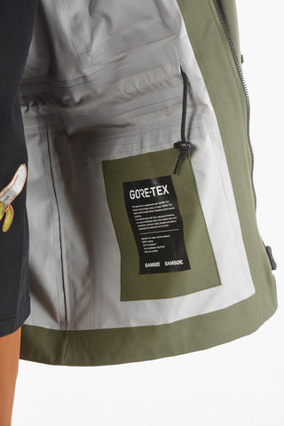Giubbotto Utility Con Abbottonatura Nascosta