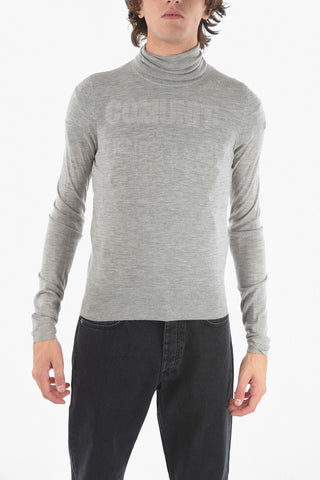 ESSENTIALS Maglia A Collo Alto In Cashmere
