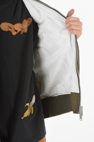 Zip Closure Cotton Bomber