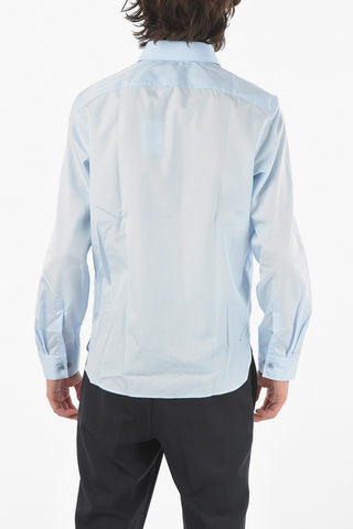 Popeline Slim Fit CHALK FAIR-ISLE THUNDERBOLT Shirt