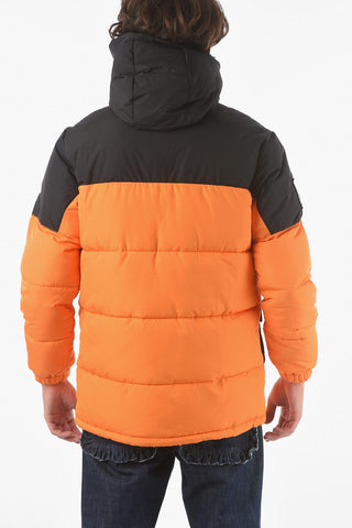 Snap Buttons Two-Tone YVES Padded Jacket with Hood
