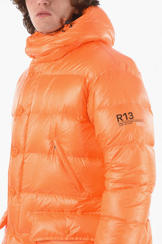 By R13 Hooded Maxi Down Jacket