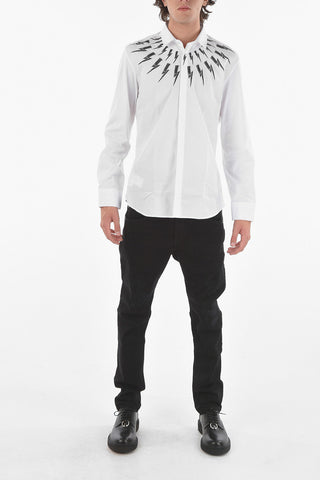 Slim Fit FAIR-ISLE THUNDERBOLT Shirt