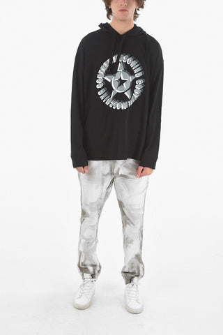 COUTURE! Felpa Hoodie in Cotone con Stampa Logo