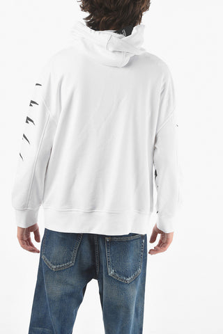 Hoodie RADIAL FAIR-ISLE THUNDERBOLT with Maxi Front Patch Pocket