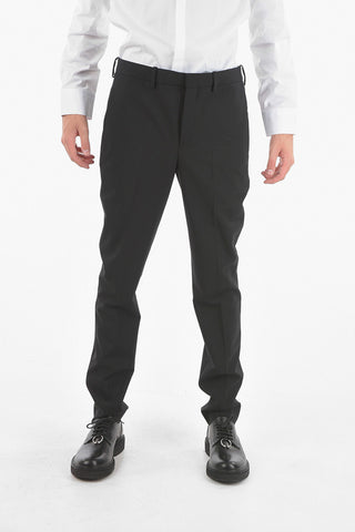 satin side band super skinny fit pants