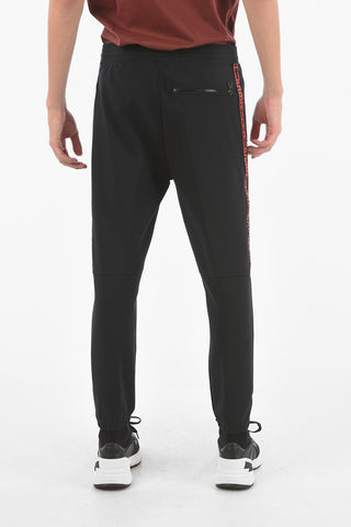 Joggers Skinny Fit A Vita Bassa Con Banda Laterale A Contrasto