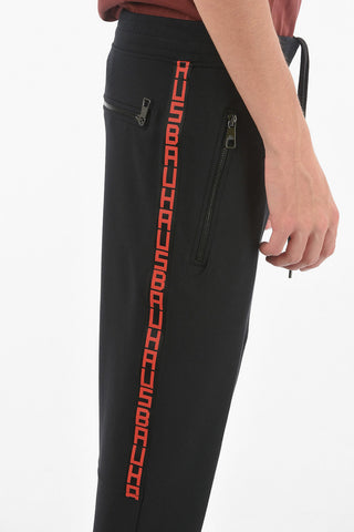 Joggers Skinny Fit A Vita Bassa Con Banda Laterale A Contrasto