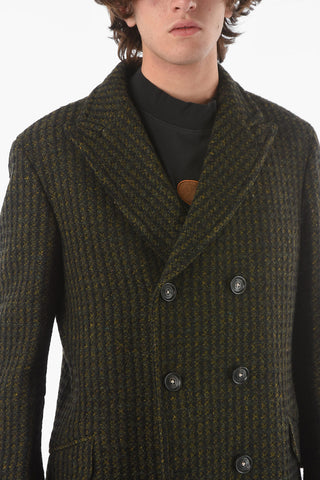 Double Breasted Wool DODGE Coat With Flap Pockets