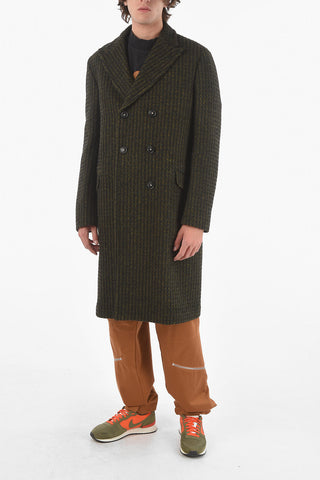 Double Breasted Wool DODGE Coat With Flap Pockets