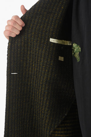 Double Breasted Wool DODGE Coat With Flap Pockets
