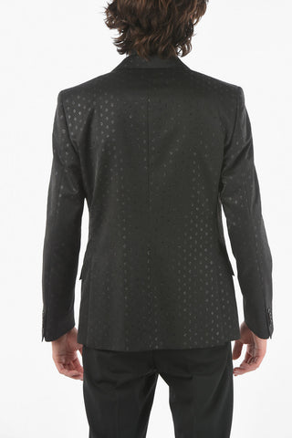 CC COLLECTION lined Single Breasted Blazer with Glitter Details