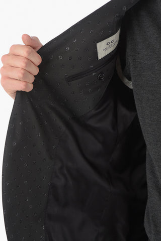 CC COLLECTION lined Single Breasted Blazer with Glitter Details