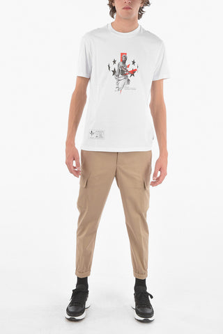 JAMES HARDEN T-Shirt Girocollo con Stampa sul Fronte
