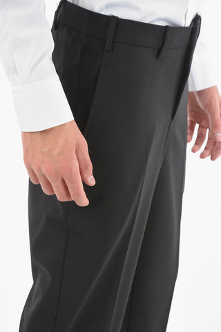 Low Waist Slim Fit Pants with Ankle Cuff
