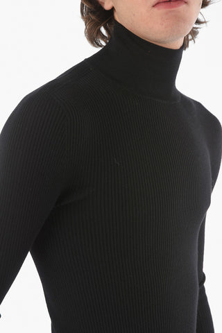 Lupetto A Costine Elasticizzato Con Chiusura Zip