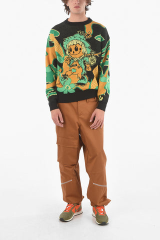 Wool Blend CORN POPS Crewneck Sweater