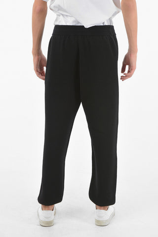 Logoed Drawstring Cashmere Blend Joggers