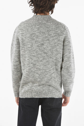 Crew Neck Wool and Cashmere Pullover