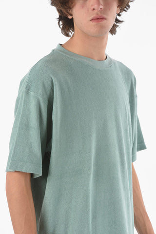 Crewneck Oversize Brushed Jersey T-shirt
