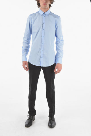GOLD stretch cotton classic collar shirt